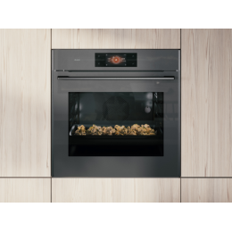Духовой шкаф ASKO OP8678GG, 60 см, 71 л, жемчужно-серый, пиролитическая очистка, 300 °C, 69 программ, сенсорный дисплей, телескопические направляющие, активное охлаждение, быстрый нагрев, 3 противня.
