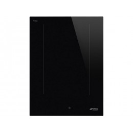 Варочная панель SMEG SIM3323D 38 см, черная, индукционная, 2 зоны, SKU 28085
