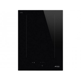 Варочная панель SMEG SIM3323D 38 см, черная, индукционная, 2 зоны, SKU 28085