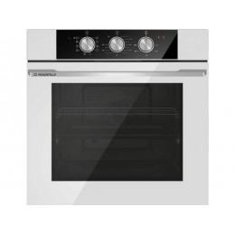 Духовой шкаф MAUNFELD AEOK7610W, электрический 60 см, белый, 76 л, 10 режимов, 250 °С, нерж. сталь, SKU 33387.