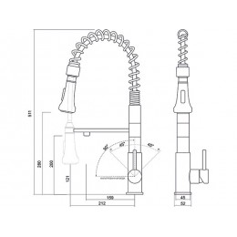 Смеситель Emar ЕСВ 7021 Satin