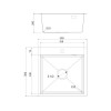 Мойка Ukinox Практика PRB500.500 -GT10C 0CW & S с выпуском - Качественные решения для вашей кухни