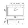 Мойка Omoikiri Daisen 77-GR Artgranit/leningrad grey (4993628)