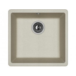 Мойка Florentina Вега 400 грей, SKU 21192, кварц, 1 чаша, 440x420 мм