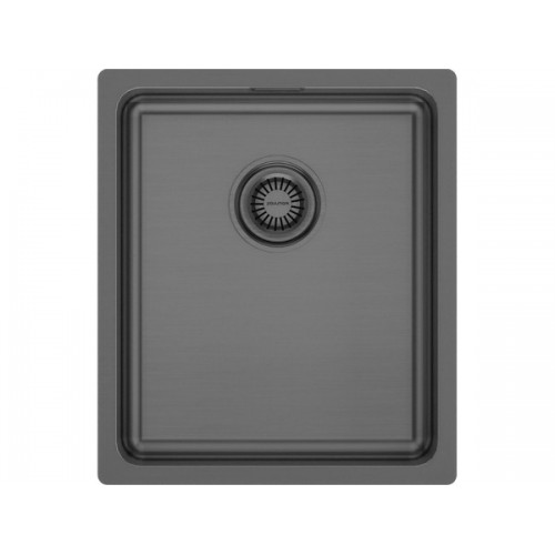Мойка Paulmark Vista 38 PM904438-GM из вороненой стали – Качество и Стиль для Вашей Кухни