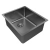 Мойка Paulmark Vista 38 PM904438-GM из вороненой стали – Качество и Стиль для Вашей Кухни