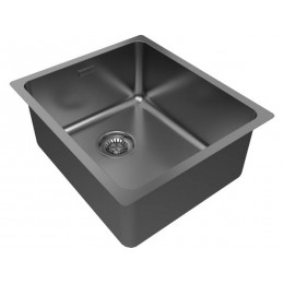 Мойка Paulmark Vista 38 PM904438-GM, нержавеющая сталь, 1 чаша, 380x440 мм, SKU 35893
