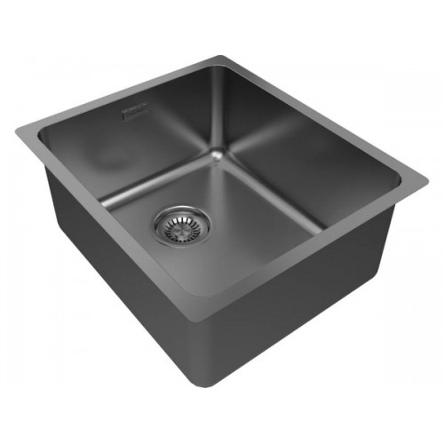 Мойка Paulmark Vista 38 PM904438-GM из вороненой стали – Качество и Стиль для Вашей Кухни