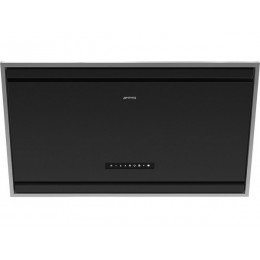 Вытяжка SMEG KV394MB, наклонная 90 см, черный матовый, 729 м³/ч, Touch Control, 2 LED лампы, 47 дБ