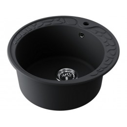 Мойка Omoikiri Tovada 51-BL 34594 Artgranit Ø510мм черный
