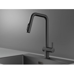 Смеситель Granula KS-7273, графит матовый