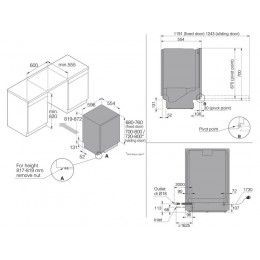 Посудомоечная машина ASKO DSD544B, 60 см, 14 комплектов, 42 дБ, Touch Control, Auto Door Open Drying™, A, 9,4 л/цикл, 8 Steel™. SKU 29896.