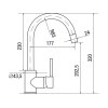 Смеситель Longran Logic LM2101 - 93 Marone: Качественный и Стильный Выбор для Вашей Кухни