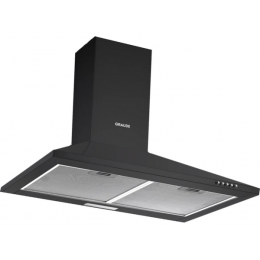 Вытяжка GRAUDE DHP 60.0 S, черная, нерж. сталь, 450 м³/ч, 3 уровня мощности, SKU 7899