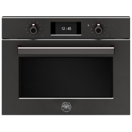 Духовой шкаф Bertazzoni F457PROMWTN 10200 комбинированный, 38л, черный матовый, 7 режимов, сенсорный дисплей