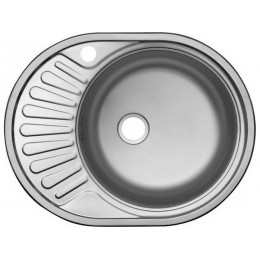 Мойка Ukinox Фаворит FAD577.447 -T6K 1R, 30700, сталь 0,6 мм, 577x447 мм, правая чаша.
