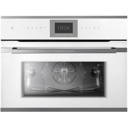 Духовой шкаф Kuppersbusch 32900 CBD 6550.0 W3, 43 л, 270 °С, пар, белое стекло, 14 режимов.