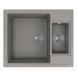 Мойка Florentina Липси 620К 2-чаши кварц 620x510 мм SKU 24504