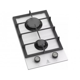 Варочная панель Jacky's JH GW331 газовая 29 см, белая, стекло, 3.9 кВт, SKU 22408