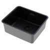 Мойка Omoikiri Omi 43-U/I-GB Ultra Mini из нержавеющей стали с графитовым покрытием – купить в интернет-магазине