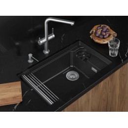 Мойка Granula KS-7309RU, шварц
