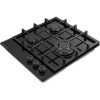 Варочная панель MEFERI MGH453BK GLASS POWER - газовая, черная, 4 конфорки, стеклянная поверхность