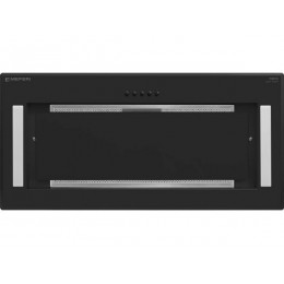 Вытяжка MEFERI INBOX60BK GLASS POWER 60 см, черная, 900 м³/ч, 44 дБ, SKU 29410