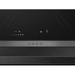 Варочная панель SMEG SISL7964X 35312, индукционная, 92,7 см, черный, 6 зон, стеклокерамика.