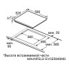 Варочная панель MAUNFELD EVCE594SMDPBK - Электрическая стеклокерамическая панель с сенсорным управлением