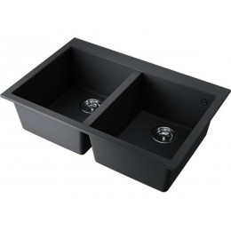 Мойка Omoikiri Bosen 80-2-BL Tetogranit/черный (4993836)