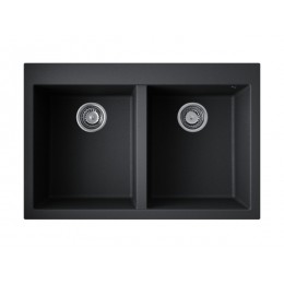 Мойка Omoikiri Bosen 80-2-BL Tetogranit/черный (4993836)