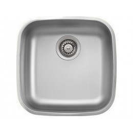 Мойка Ukinox 16518 400x400, нержавеющая сталь, подстольная, глубина 165 мм