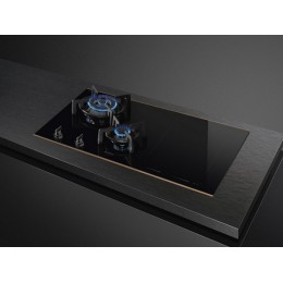 Варочная панель SMEG PM6743R 75 см, черная, стеклокерамика, 4 зоны, 28118