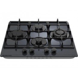 Варочная панель MEFERI MGH604GR 60 см газовая, серый, стекло, 4 конфорки, 29318