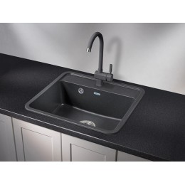 Мойка Granula ST-5601, 37119, врезная, кварцевая, 560х500 мм, 1 чаша