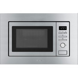 СВЧ-печь SMEG FMI020X 60 см, 20 л, нержавеющая сталь, 800 Вт, 4 функции, SKU 8919