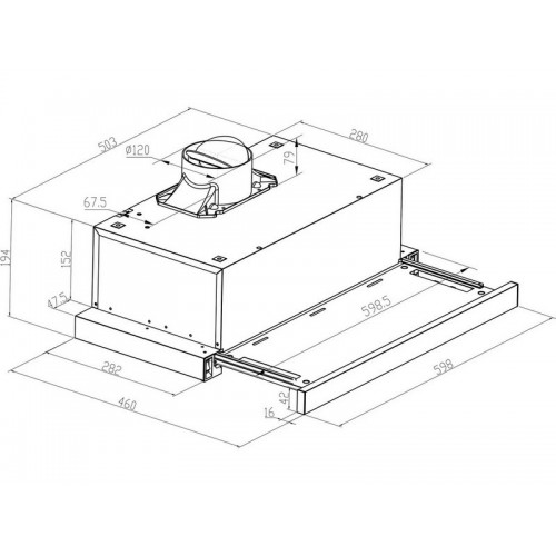 Вытяжка MEFERI SLIDEBOX60WH GLASS ULTRA - Эффективное решение для вашей кухни