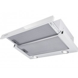 Вытяжка MEFERI SLIDEBOX60WH GLASS ULTRA 29419, 60 см, белая, 850 м³/ч, 2 скорости