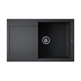Мойка Omoikiri Sakaime 79-BL 35020 Tetogranит 790x500 мм с крылом, черный