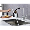 Смеситель Paulmark Serpentine Se213222-GRS в сером дыме - стиль и надежность для вашей кухни
