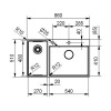 Мойка Franke Box Center BWX 220-54-27 TL с рабочим центром слева (127.0538.260) - Купить в интернет-магазине