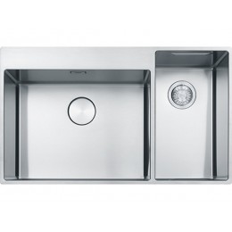Мойка Franke 28824, 2 чаши, нержавеющая сталь, 860х510 мм, полированная.