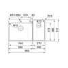 Мойка Franke Box Center BWX 220-54-27 TL с рабочим центром справа (127.0538.259) - Качественные решения для вашей кухни