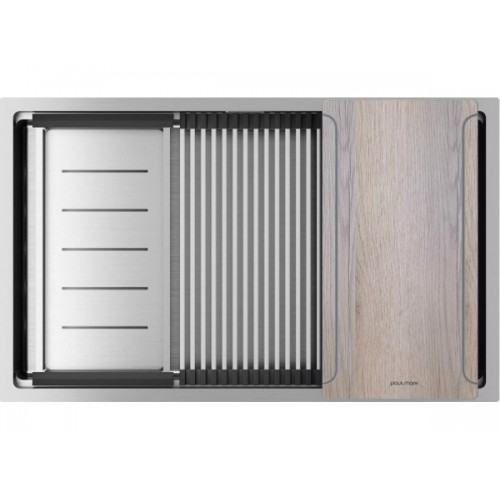 Мойка Paulmark Next-multi sink 74 uni PM787445-BS из брашированной стали - идеальное решение для вашей кухни