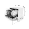 Посудомоечная машина EXITEQ EXDW-T502 - Отдельностоящая с высокой эффективностью и современным дизайном