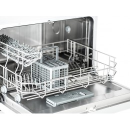 Посудомоечная машина EXITEQ 27030, 55 см, серебристая, A+, 6 комплектов, 7 программ