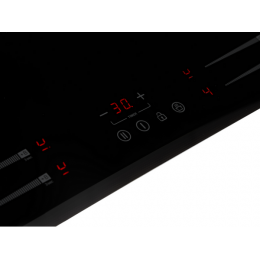 Варочная панель GRAUDE IK 60.1 F 7530, индукционная, 4 конфорки, 59 см, черная, стеклокерамика, сенсорное управление.