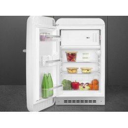 Холодильник SMEG FAB10LWH6, 54.5 см, белый, 122 л, статическое охлаждение, D класс, 35 дБ, SKU 29230