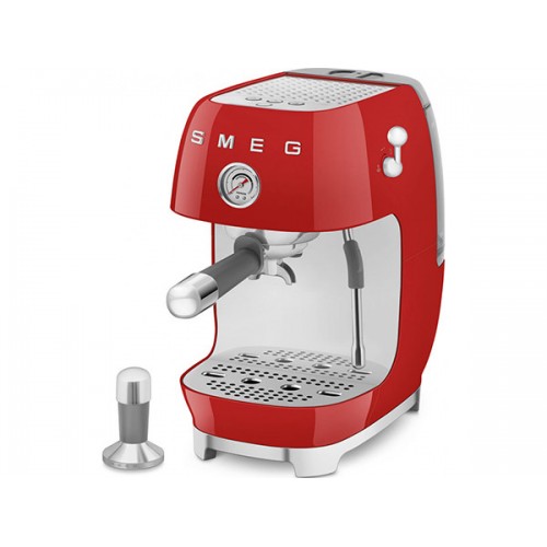 Кофемашина-эспрессо SMEG ECF03RDEU в красном цвете - идеальный выбор для настоящих ценителей кофе