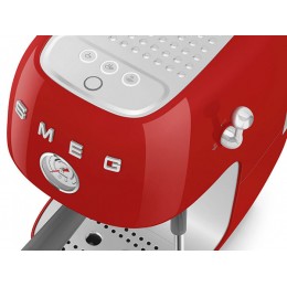 Кофемашина-эспрессо SMEG ECF03RDEU 33231, 15 бар, 1.6 л, капучинатор